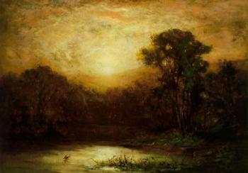 Edward Mitchell Bannister : Sunset